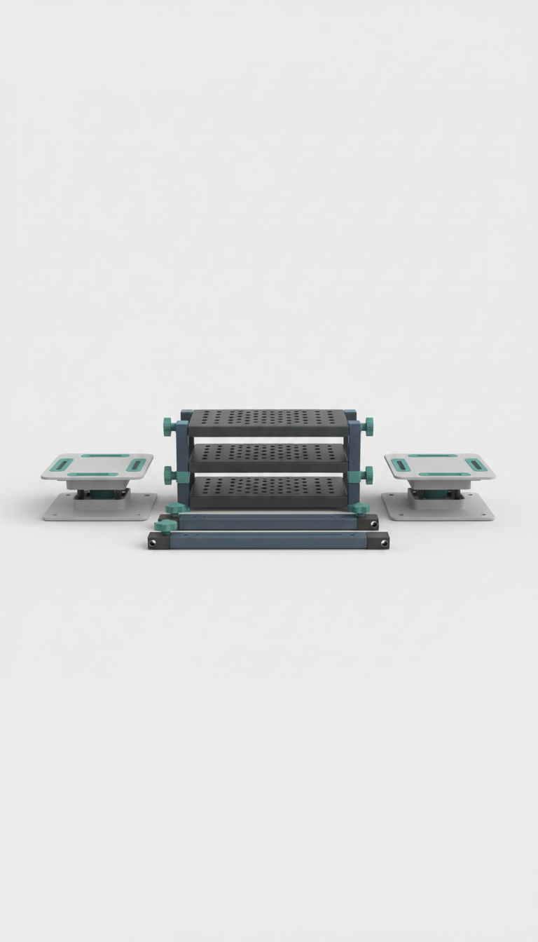 Adjustable Metal Monitor Riser With Cable Tray