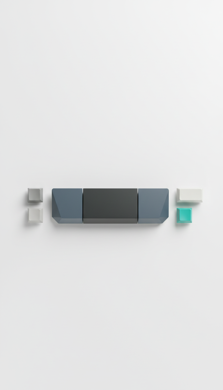 Mechanical Keyboard Wrist Rest With Memory Foam